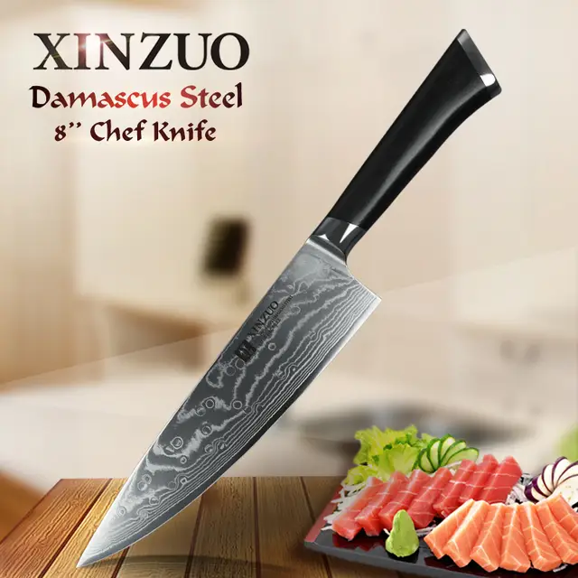 Online Shop Xinzuo 8 Inch Chef Knife 73 Layers Damascus Stainless