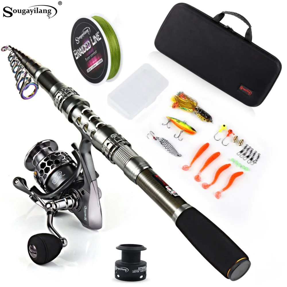 Buy Sougayilang Fishing Rod Combos with Telescopic