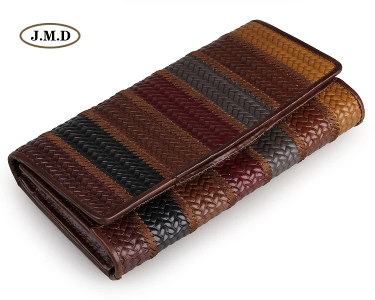 

J.M.D New Style Hot Selling Genuine Leather Lady's Wallet Clutch Bag Fashion Style Purse Money Holder Card Holder 8094-1C/2C/3C