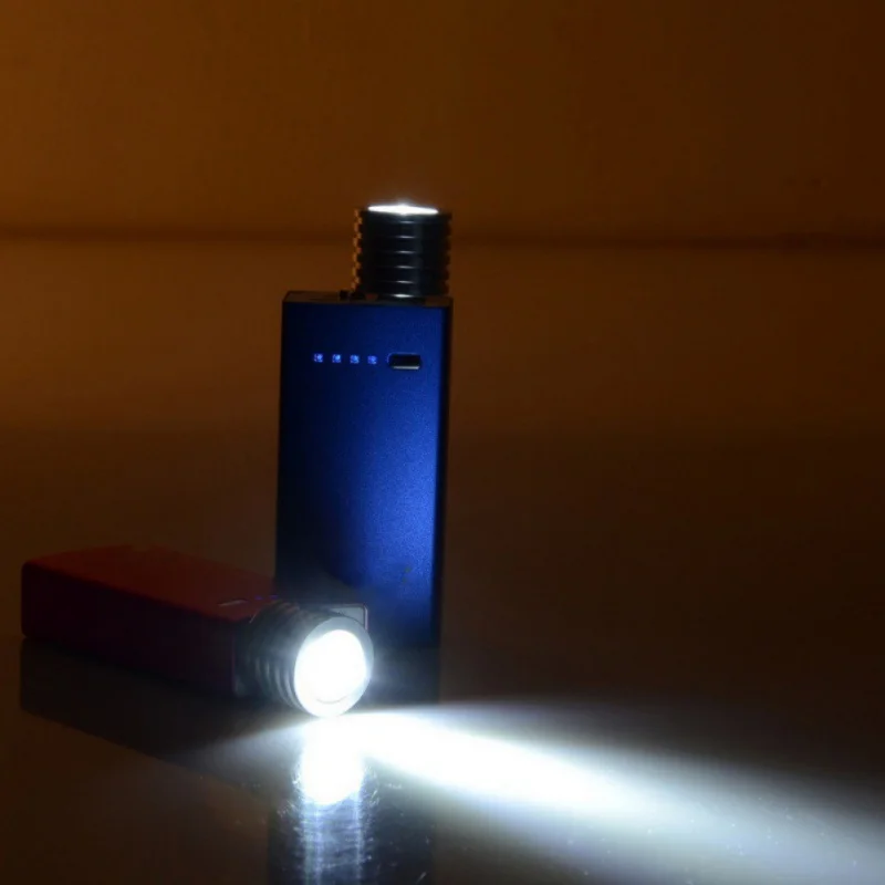 

Mini USB LED Moto Spotlight Light Lamp Mobile Power Flexible Flashlight Mobile Power Headlight Silver USB Connector