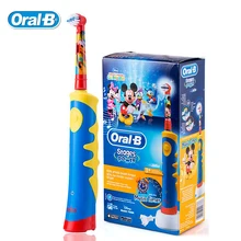 Oral B D10 Дети Электрическая Зубная Щетка/EB10 Сменные насадки-щетки Аккумуляторная Зубная щетка Музыка Таймер для Детей в Возрасте От 3 +