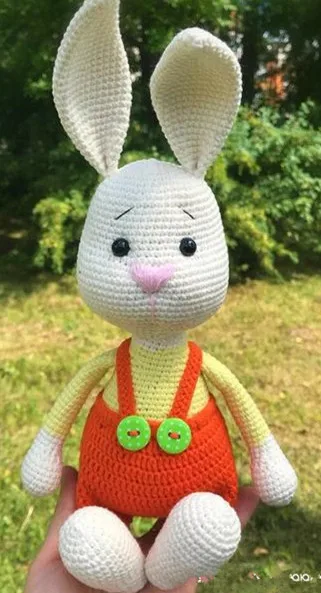 Crochet Brinquedos Amigurumi Lebre Número Modelo B0148 5 Cheap Móbiles e chocalhos para bebês