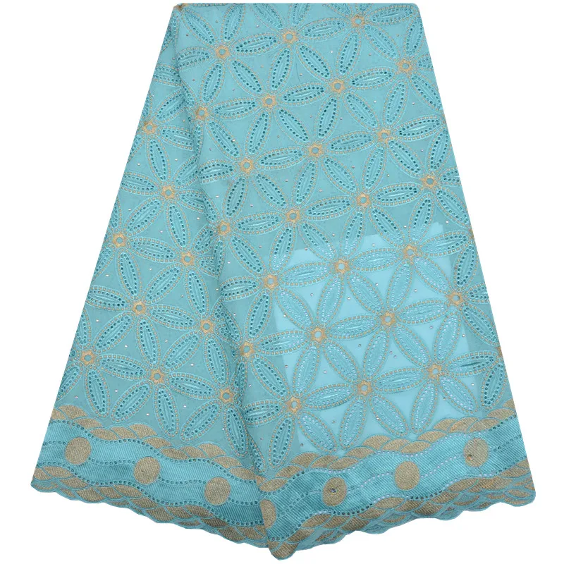 Swiss Voile Lace African Cotton Fabric Embroidered In Switzerland For Wedding Dress 5 Yards 1187 | Дом и сад