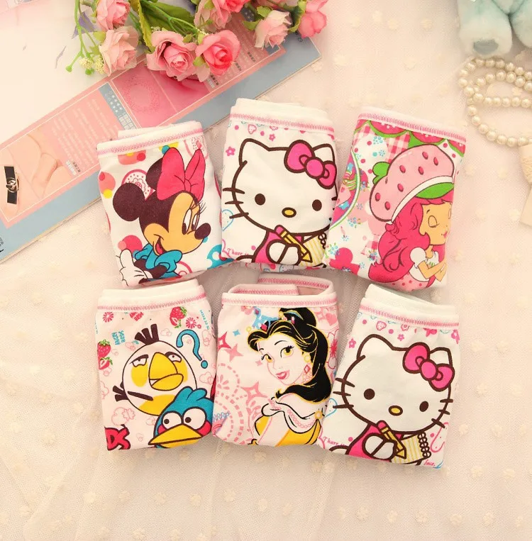 Girls Summer Shorts 2016 Cotton High grade girl underwear panties boxer hello kitty hot sale