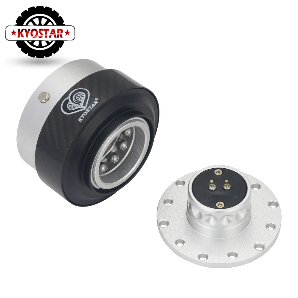 Kit de jefe adaptador de cubo de liberación rápida para volante de aluminio de fibra de carbono Real 12 pernos de liberación rápida