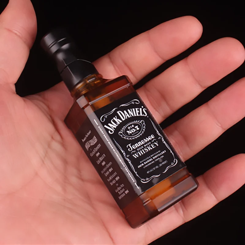 Оригинальная мини зажигалка в форме бутылки красного вина новинка Зажигалка без