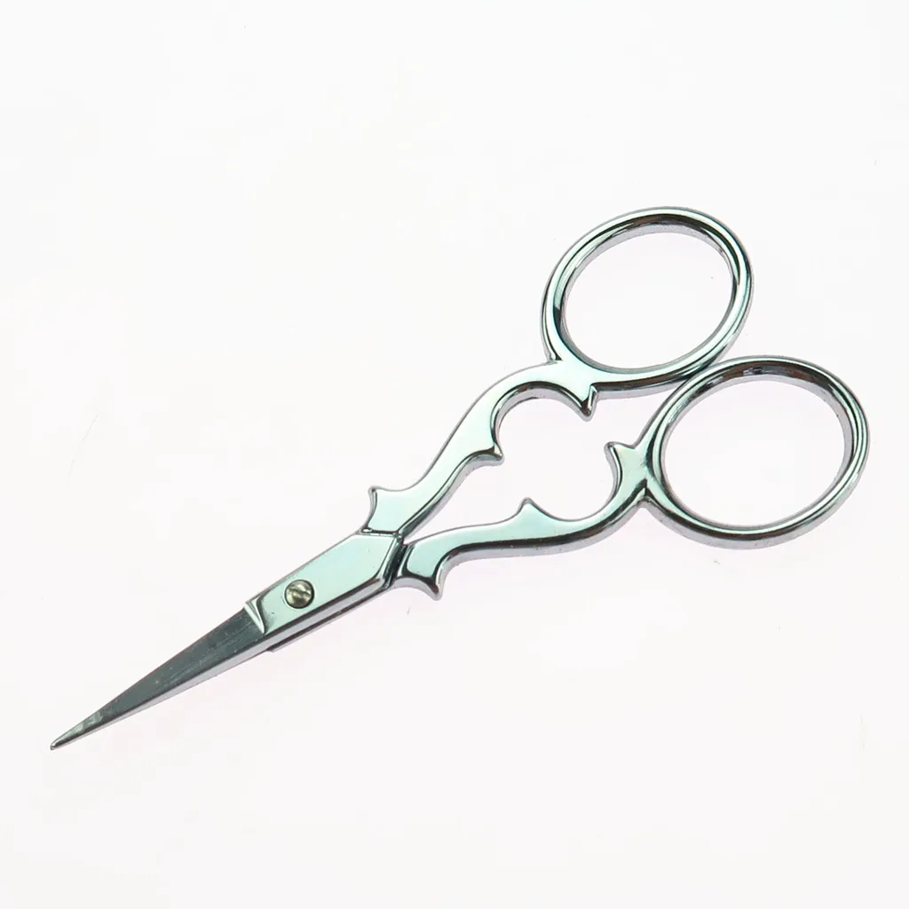 Vintage European Stainless Steel Gourd Scissor for Embroidery Sewing Needlework