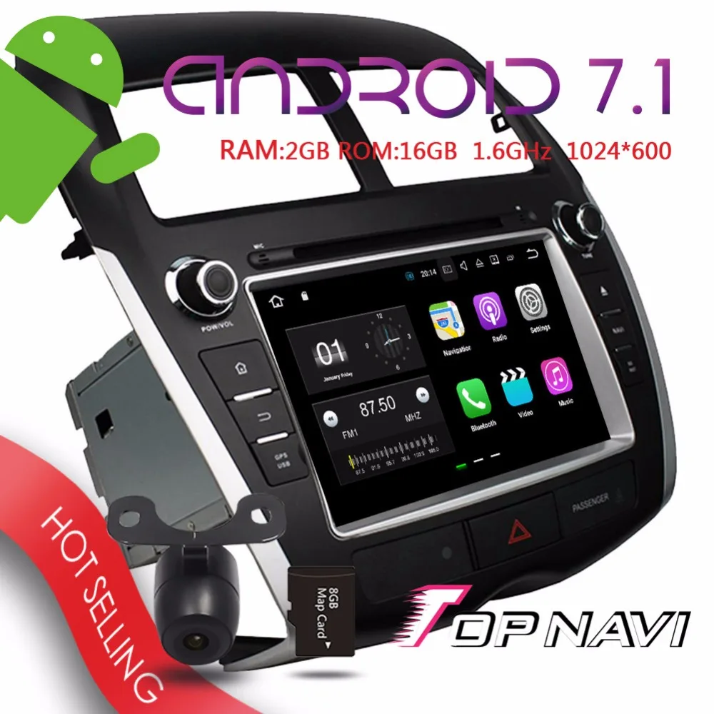

TOPNAVI 8'' Android 7.1 Vehicle PC for Mitsubishi ASX 2010 2011 2012 Car Automotive Audio Radio Stereo Plug&Play DVD Players