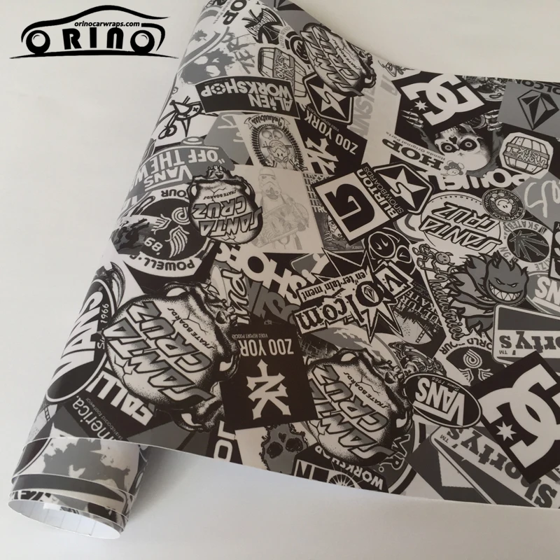 Sticker Bomb Vinyl Wrap Film-4