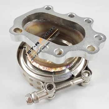 

8 bolt Turbo dump pipe T2 T25 T28 Flange to 2.5 inch 63.5mm v band clamp