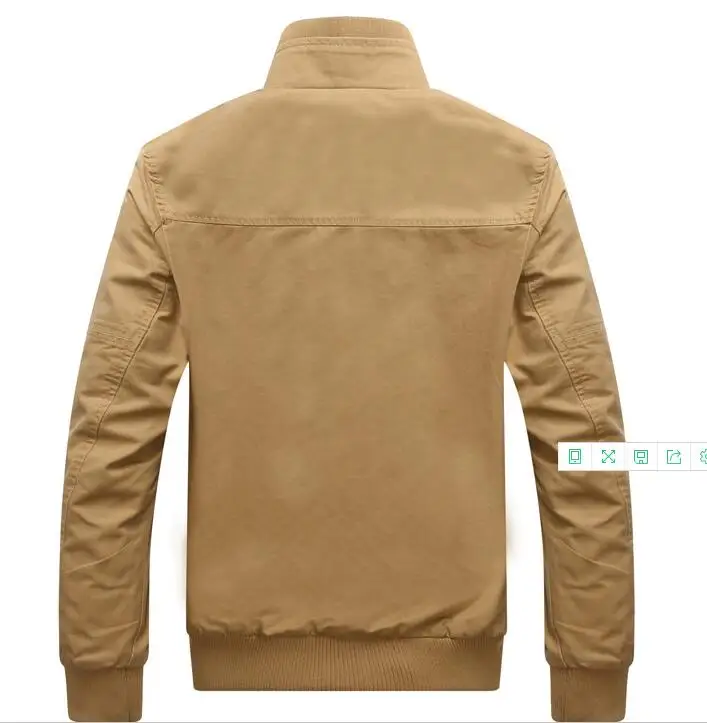 Плюс размер Военная Мужская весенняя куртка Осенняя хлопковая куртка-пилот пальто армейский мужской бомбер куртки карго полета куртка Мужская 3XL