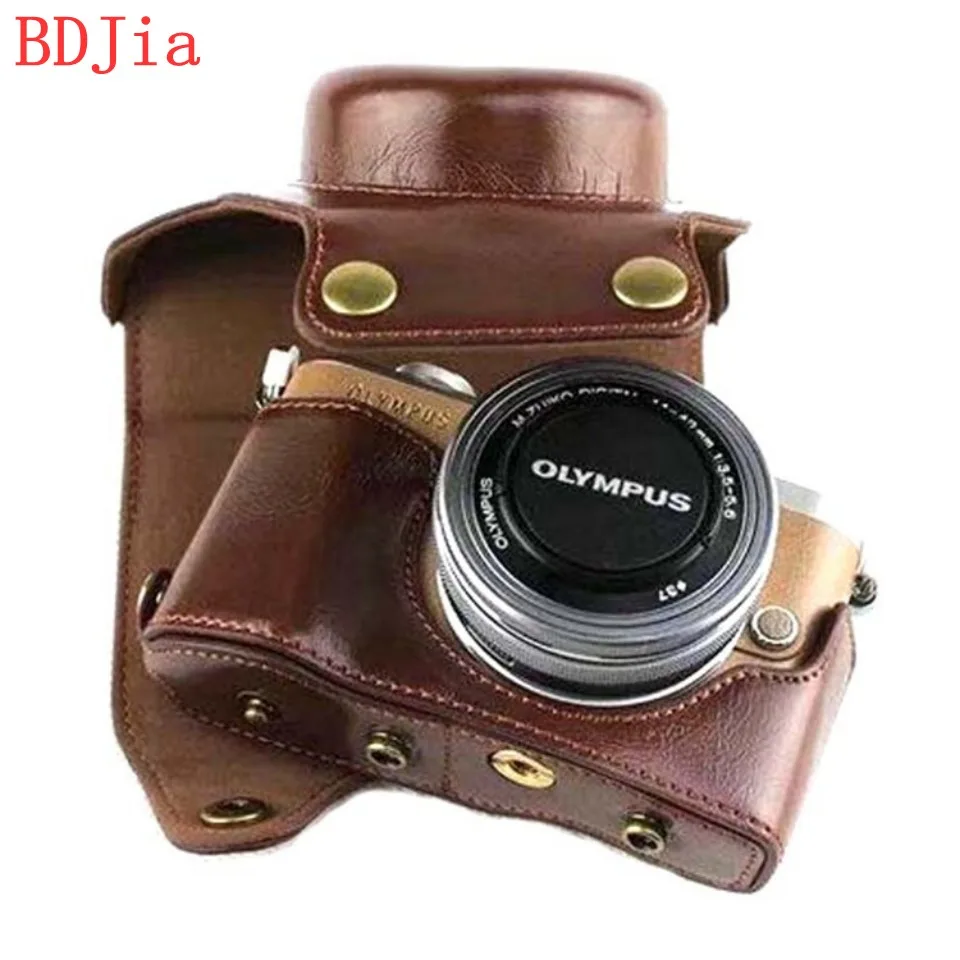 Новый роскошный кожаный чехол для камеры Olympus E PL10 PL9 цифровой из искусственной
