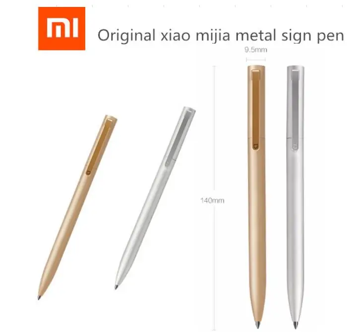

Original Xiaomi New Mijia Metal Sign Pen Mijia Sign Pen Mijia Ink Japan Durable Signing Pen PREMEC Switzerland MiKuni Refill