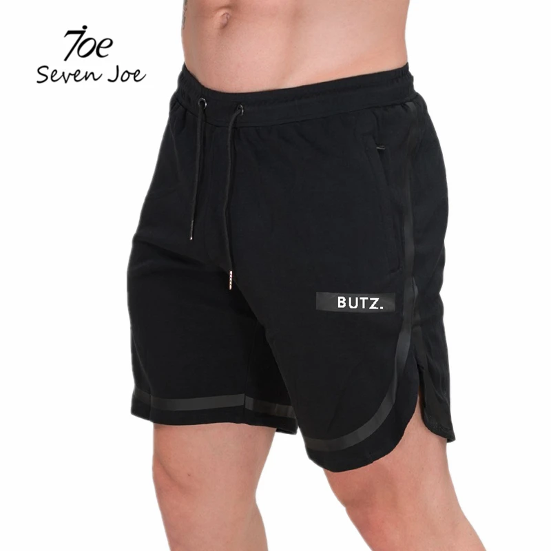 Новые модные мужские спортивные пляжные шорты, брюки из хлопка для спортзала, спортивные брюки для фитнеса, шорты для бега, повседневные мужские тренажеры