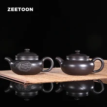 200 мл подлинный исинский чайник Lotus Fang Gu горшок забота о здоровье фиолетовый глина мастер ручной работы чайный набор кунг-фу античный Fanggu чайник