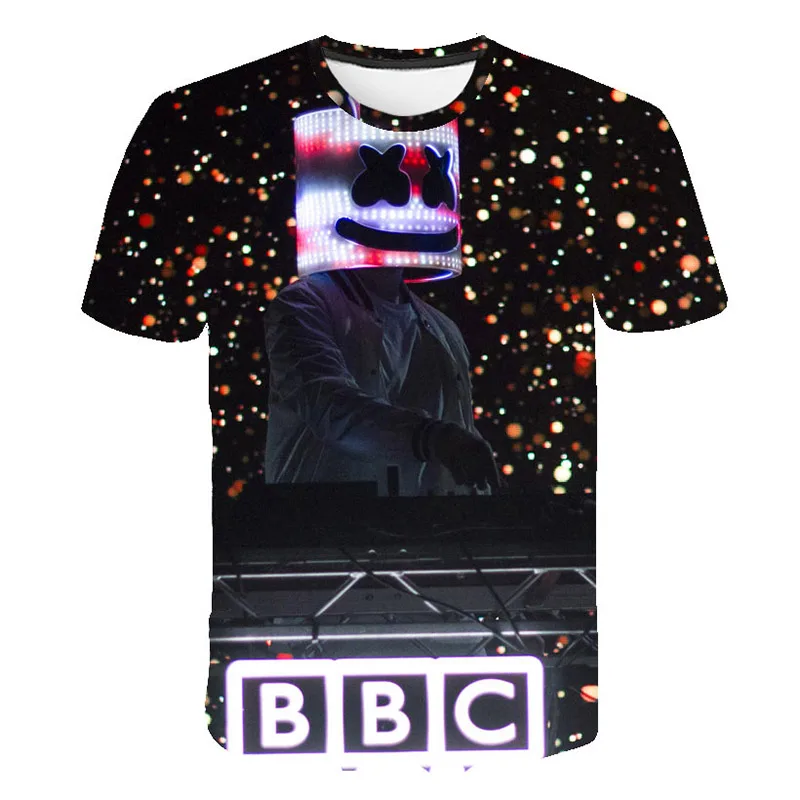 Звуковая активированная 3D печать футболка освещение вверх и вниз мигающий эквалайзер EL футболка Мужская Рок диско шар DJ мужская рубашка - Цвет: TS2203
