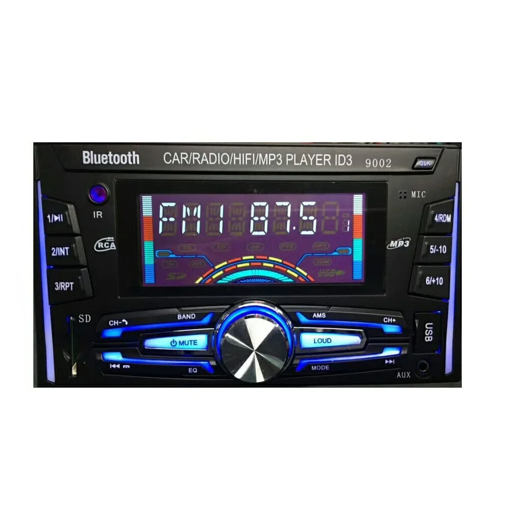 Автомагнитола LaBo с Bluetooth автомобильное стерео радио FM Aux вход приемник SD USB ISO 9002 12