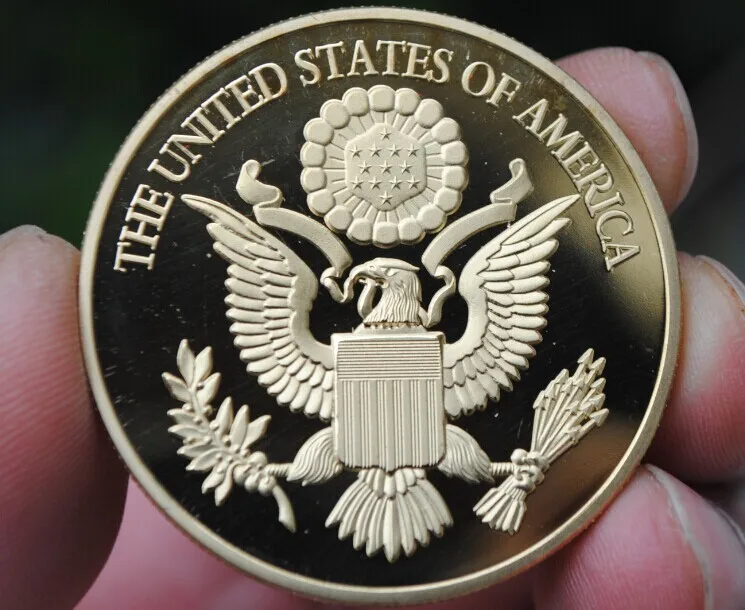 40 мм Большая печать США сувенирная медаль для монет | Дом и сад