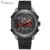 2018 Nova Whitetip Tubarão Relógio Do Esporte LEVOU Dual Time zona de Alarme Data Top Marca de Silicone De Quartzo-Relógio Relogio masculino/SH486