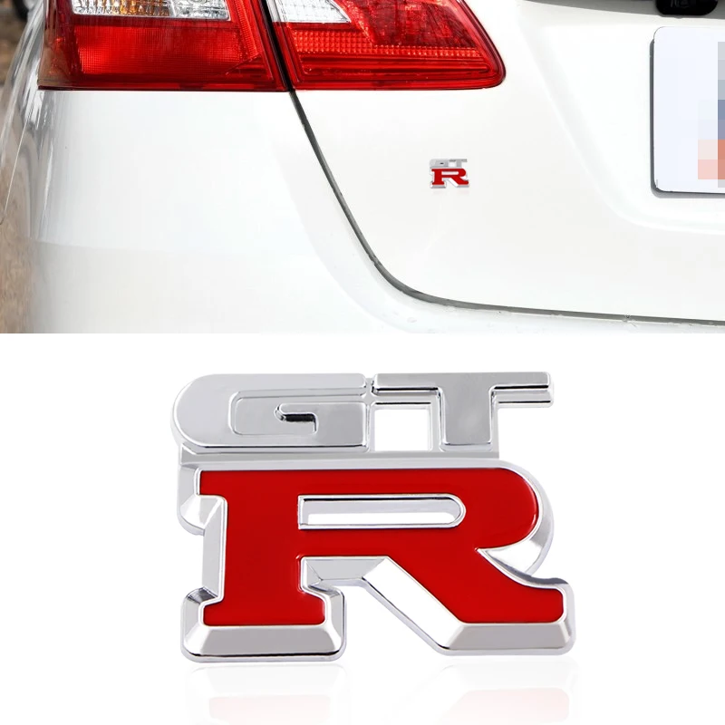 

Car Styling 3D Metal GTR Logo Car Styling Emblem Badge Sticker For Nissan NISMO Racing Motorsport Decor Decal Car Accessories
