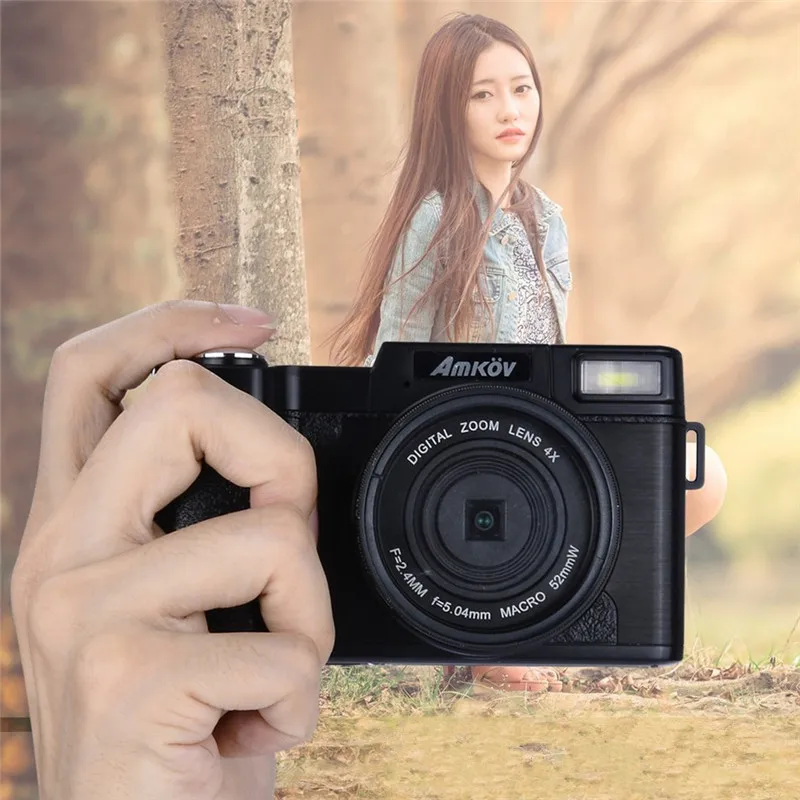  Original CDR2 24Mega pixel 1080P HD Mini Digital Camera 4Times Digital Zoom Camera with TFT Display
