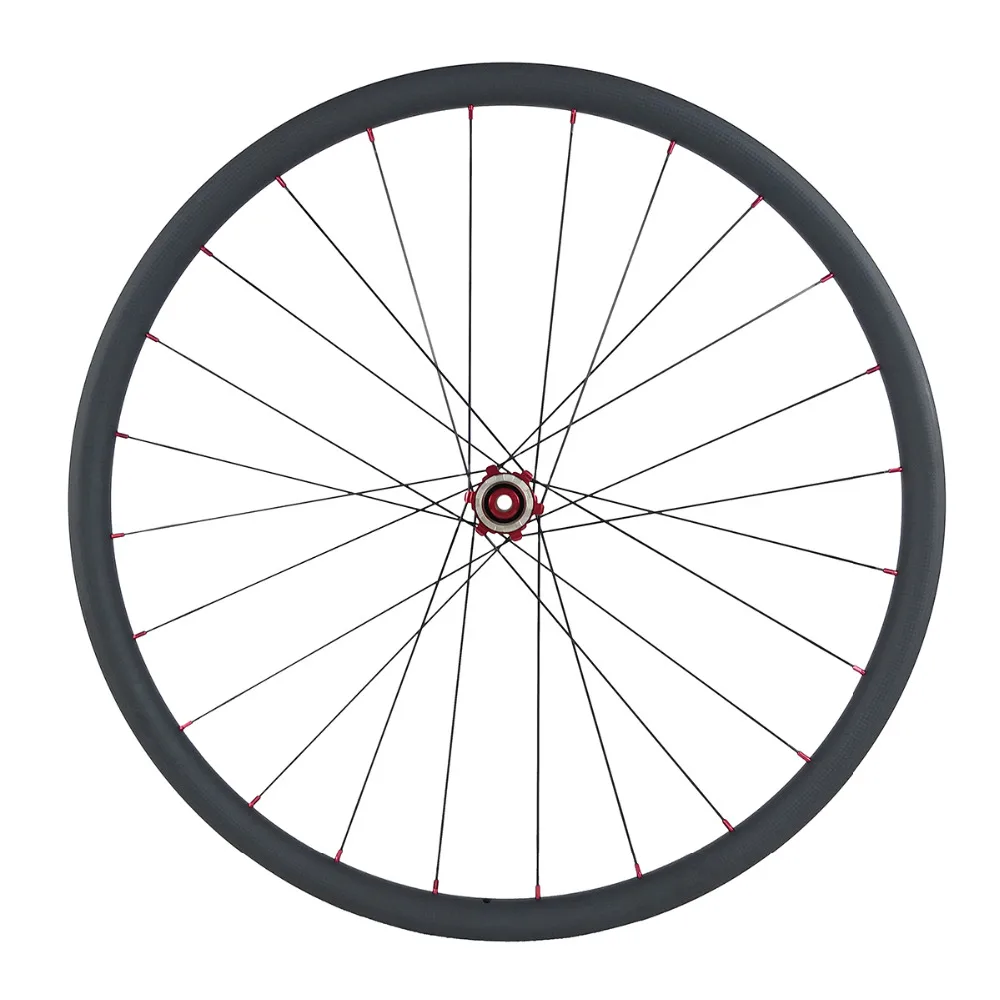 29er MTB XC SL 28 мм Асимметричный клинчер бескамерное заднее колесо из углеродного