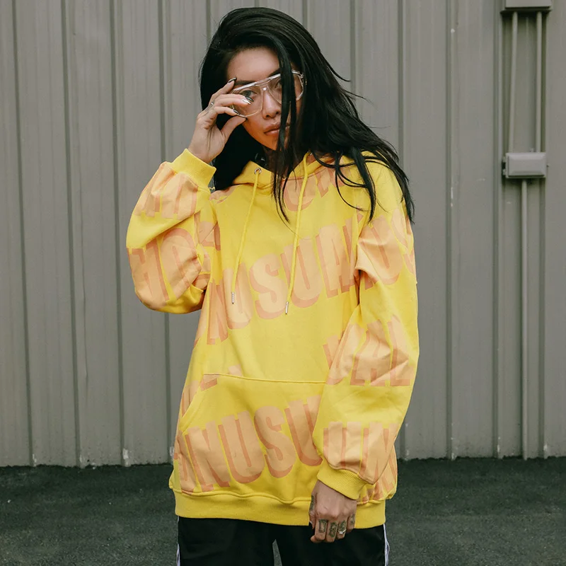 

Full Letter Printed Hipster Women’s Pullover With Hoodies 2019 Autumn High Street Style Hoodie Oversized Sweatshirt Women