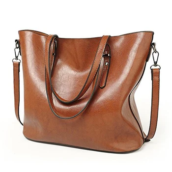 

Women's Handbags PU Tote Large Capacity Shopping Bags Top-Handle Bags Fashion Shoulder Bags Ladies Cross-Body Bags