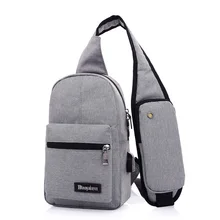 335 Новая мужская Холщовая Сумка через плечо с зарядкой через usb для мужчин и женщин