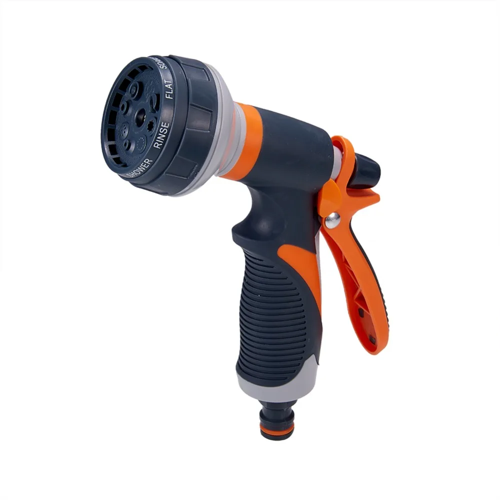 Hose Nozzle Garden Water Hose Spray Heavy Duty Nozzle 8 Spray Pattern
