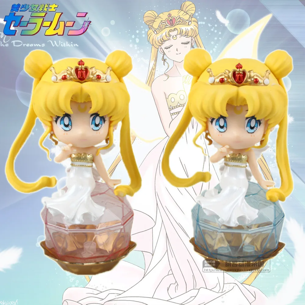 

Sailor Moon Action Figure Tsukino Usagi PVC 110mm Wedding Princess Serenity Collectible Model Sailor Moon Figure Toys C055