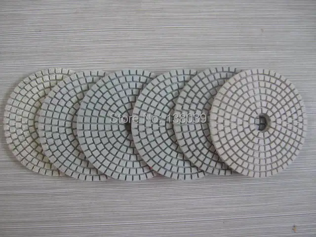 

4'' economy Diamond wet flexible polishing pads for granite marble