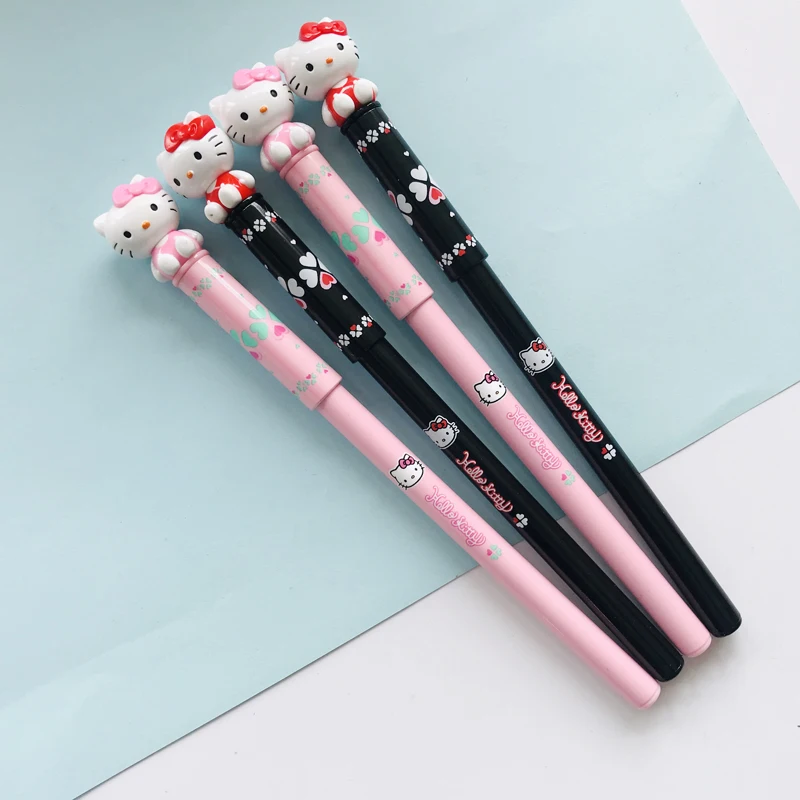 2X Cute Hello Kitty Doll Gel Pen Rollerball Pen Writing Stationery ...