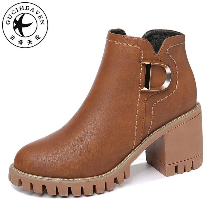 office tan ankle boots