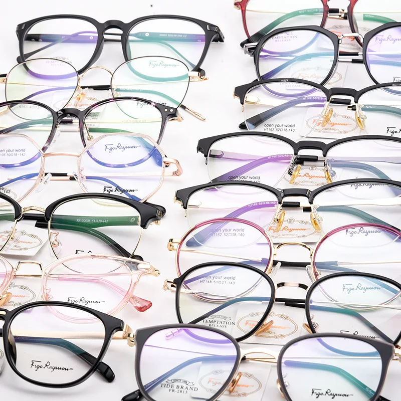 

Cubojue 20pc/lot Wholesale TR90 Eyeglasses Frame Men Women Sale in Lot Hundreds Models Mix Glasses Transparent Lens Eyeglass