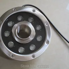 ; 6 шт./партия; 9 Вт светодиодный аквариум AC12V 24 V Светодиодный прожектор теплый/день/холодный белый IP8 светодиодный piscina светодиодный бассейн