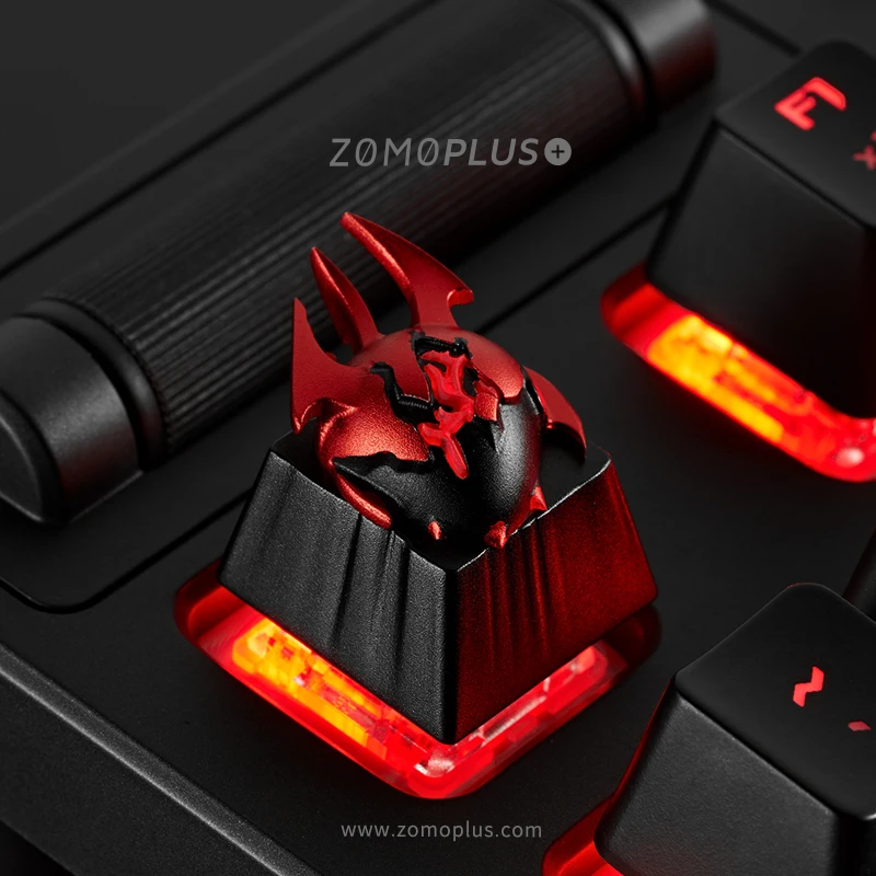 Zomo dota dota2 сердце Tarrasque Artisan Keycap CNC Анодированный Алюминиевый совместимый Cherry MX переключатели