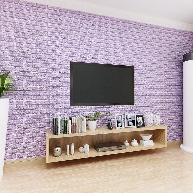 

3D Brick Wall Stickers Imitation Bedroom Decor Waterproof Self-adhesive Wallpaper For Living Room Kitchen TV Backdrop Decor