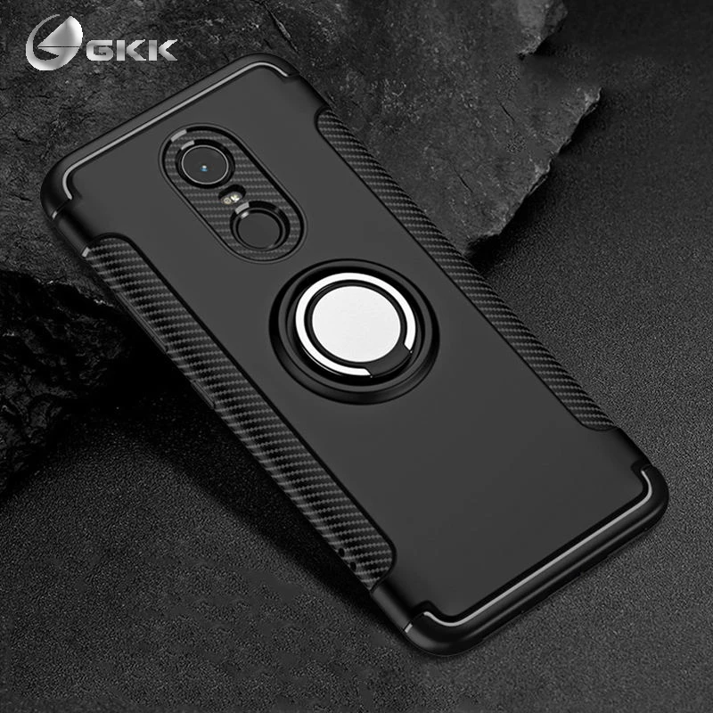 Чехол GKK для Xiaomi Redmi note 5 с противоударной подставкой сверхпрочный чехол полной
