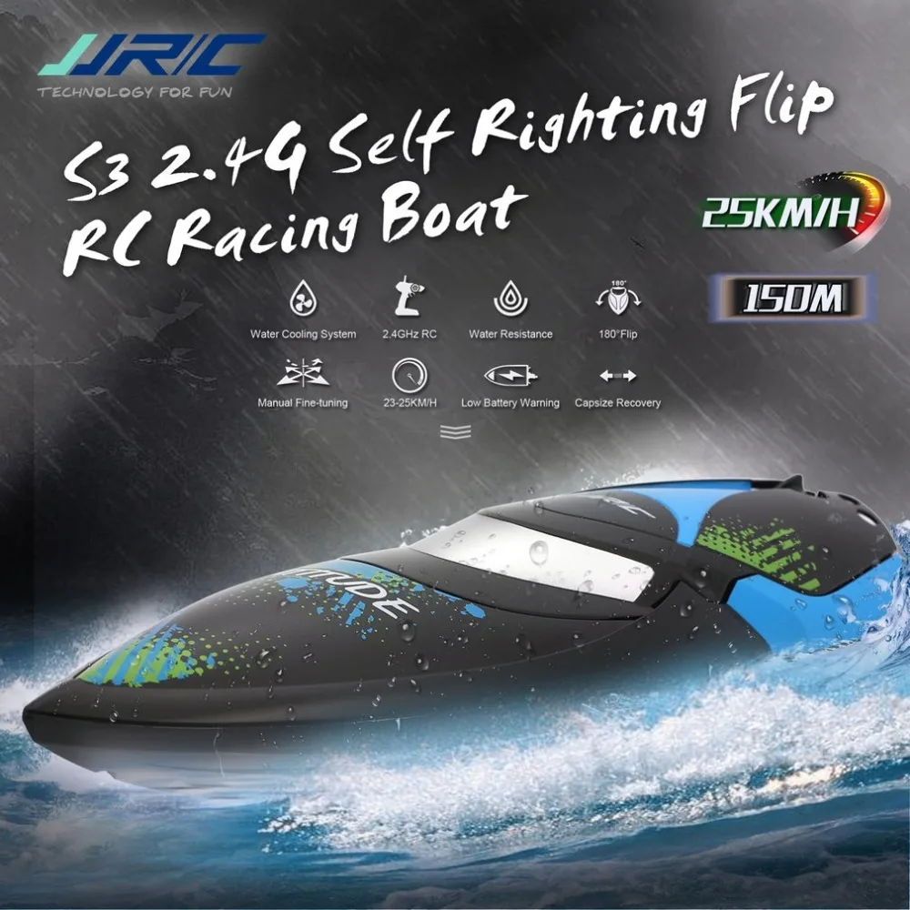 

JJRC New S1 Pentium / S2 Shark / S3 Latitude 2.4GHz 2CH 25KM/h High Speed RTR Remote Control Toys Racing RC Boat