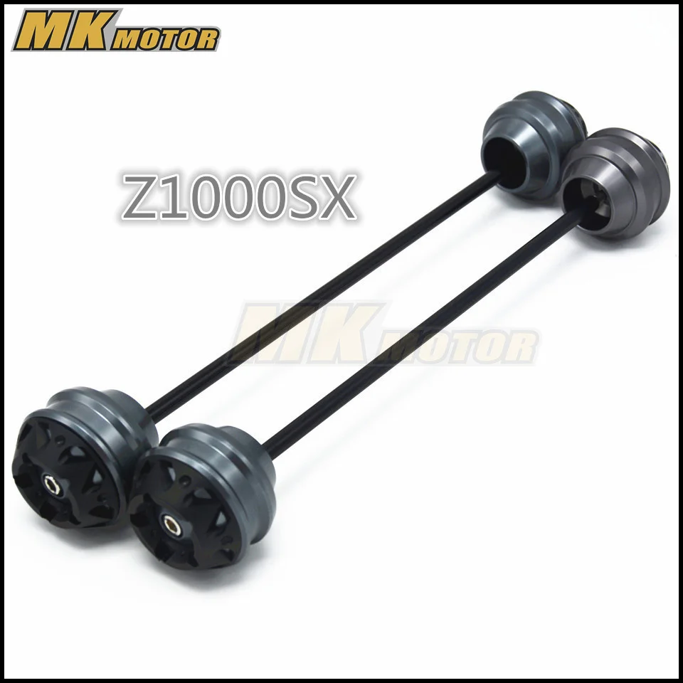 

Free shipping For KAWASAKI Z1000SX 2011-2015 CNC Modified Motorcycle Front and rear wheels drop ball / shock absorber