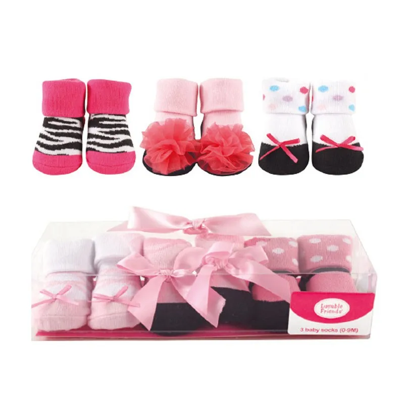 3 PCS New Baby Socks Baby Boy and Baby Girl Socks Gift Sets for Baby Toddler's Socks Baby Infants Wear SpringAutumn 0-9 Months (14)