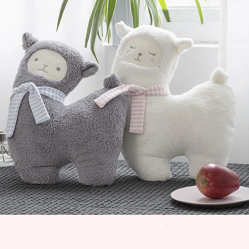 

43m Japanese Alpacasso Plush Toys Stuffed Lying Alpaca Doll Soft Animal Toys Cushion Kawaii Gift for Kids Cute Pillow Gift Toy