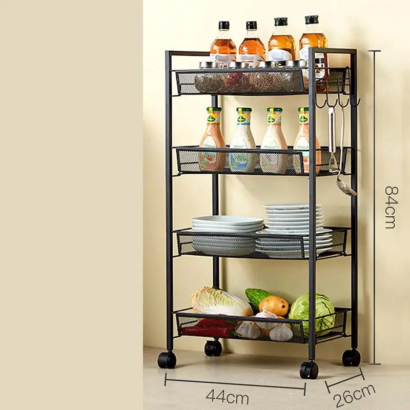 Spice Scaffale Raf Cuisine Etagere De Rangement Sponge Holder Rack Organizer Kitchen Storage With Wheels Prateleira Shelf - Цвет: MODEL O