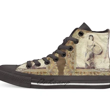 Louise's Portrait Found Into Pandora's Box Casual High Top Canvas shoes sneakers For Drop shipping