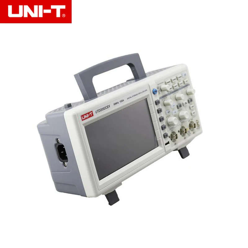 UNI T UTD2052CEX цифровые осциллографы 2CH 50 МГц 1Gsa измеритель объема 7 дюймов