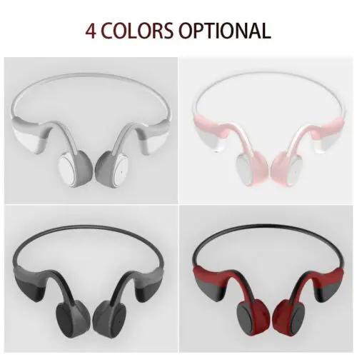 

Open Ear Bluetooth Wireless Bone Conduction Headphones Stereo Headset with Mic