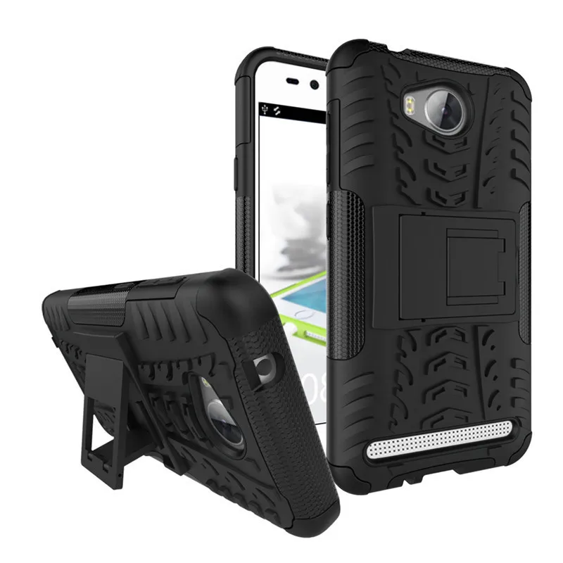 silicone case for huawei phone Dành Cho Huawei Y3 II Ốp Lưng Điện Thoại 2in1 2 Lớp Chân Đế Dày Chống Sốc Lai Ốp Lưng Silicon huawei phone cover