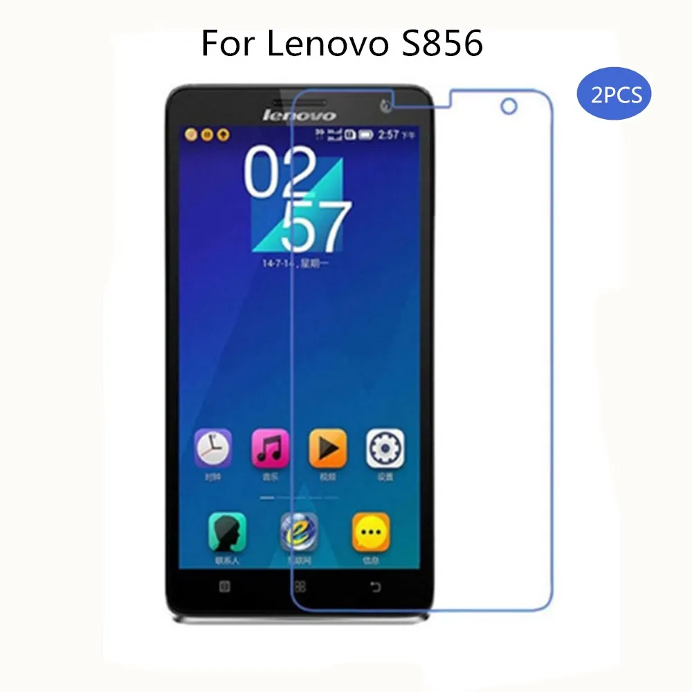 

For Lenovo S856 Tempered Glass Lcd Tempered Glass 2.5 9h Safety Protective Film on S 856 S856 Protective Guard Film