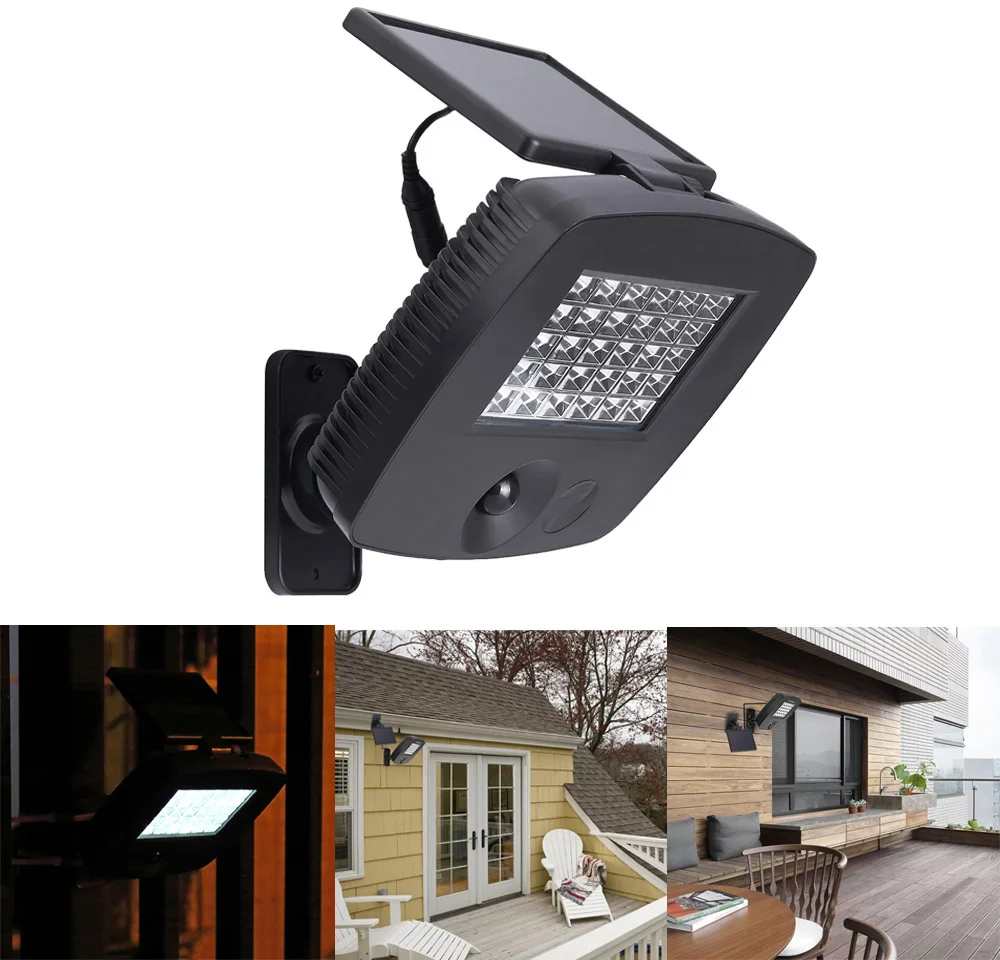 

30 LED Solar Light Ultra Bright PIR Motion Sensor Wall Light 200LM LED Solar Light Outdoor Street Home Garden Security Wall Lamp
